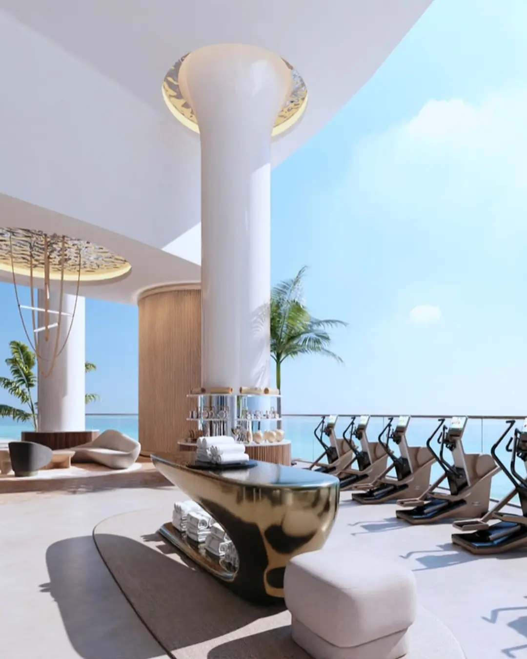 Área de lazer do empreendimento Bentley Residences